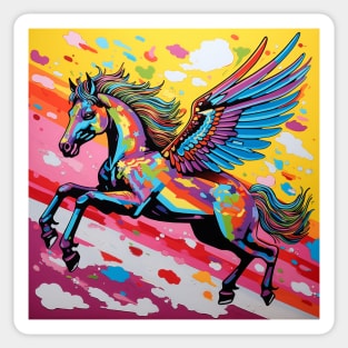 Pride Pegasus Pop Art 1 Sticker